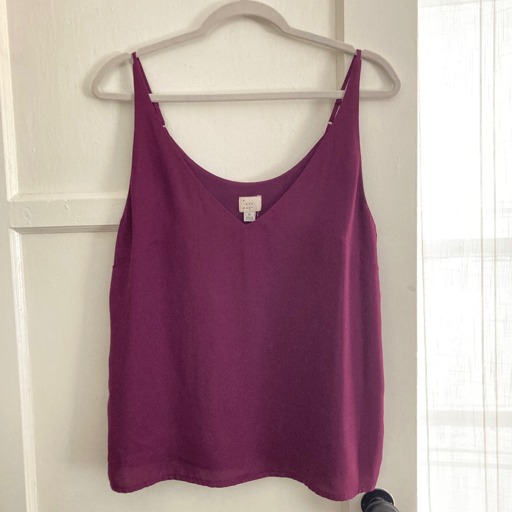a new day Violet Tank
